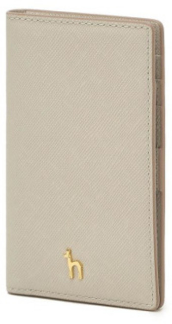 헤지스 퍼피장식 소가죽 카드지갑