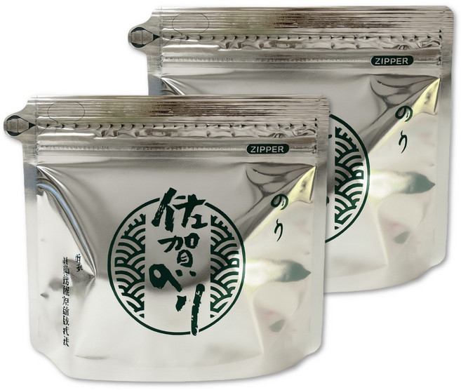 가정용 바리바리 노리 실버 파우치 8컷 일본김 일본노리, 2개