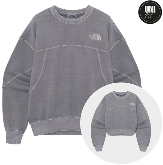 [노스페이스] 다잉 스웻셔츠 NM5MQ50J_GRY