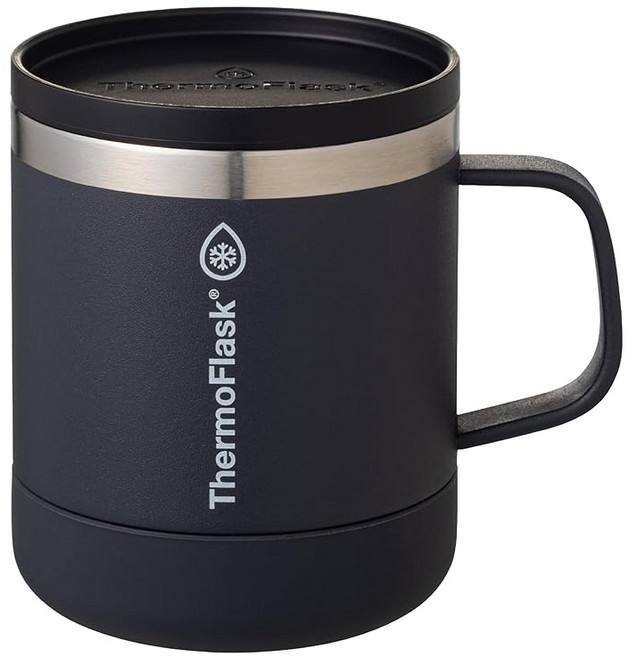 타케야 공식 써모플라스크 머그 0.3L 300ml 세서미 블랙 보온 보냉 マグ ThermoFlask TAKEYA