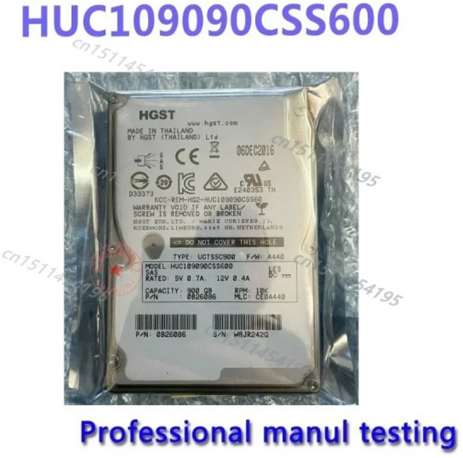 HGST 900GB HUC109090CSS600 10K 2.5 6GB/S 64M SAS HDD 하드 드라이브에 대한 품질이 있습니다. 서버 전용, 1개