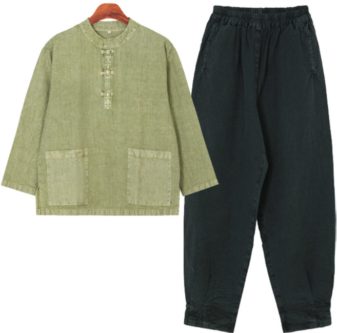 20수 차이나 반오픈 생활한복 한벌