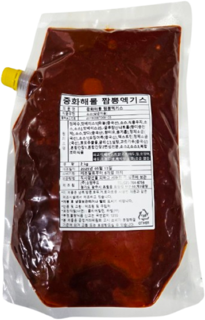 중화해물 짬뽕엑기스 2kg 10배 농축 짬뽕소스, 1개