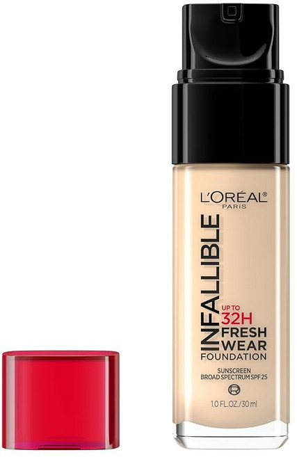 L'Oreal Paris 로레알파리 인팔러블 프레시웨어 파운데이션 Infallible Fresh Wear, 로레알 파리 프레시 웨어 파운데이션 411 베이지 아이, 411 Beige Ivory, 1개