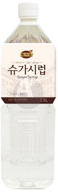 리치스 슈가시럽 1.5L cha+670dH, 1개