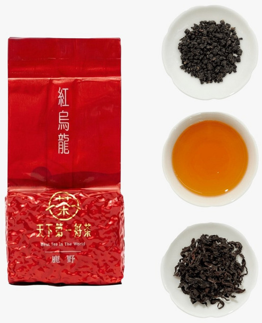 【天下第一好茶】鹿野紅烏龍150g 焙火果香醇 熟果蜜香・圓潤回甘, 半斤(75g*4),罐裝