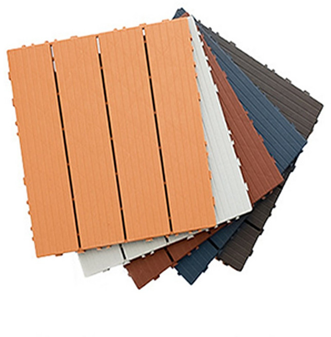 MMC 방수 PVC 플라스틱 바닥재 셀프 시공 바닥재 실내외 바닥 패널 프리미엄 조립마루, 그레이