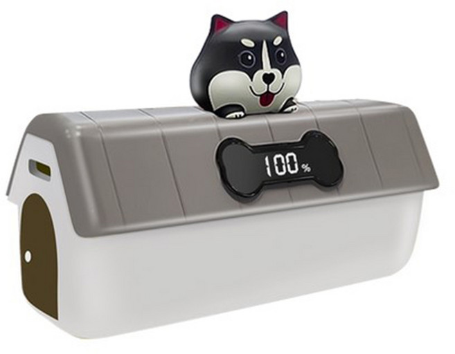 迷你行動電源 5000mAh PD快充 自帶充電頭 輕巧便攜, MCK-MPB004, 二哈狗屋