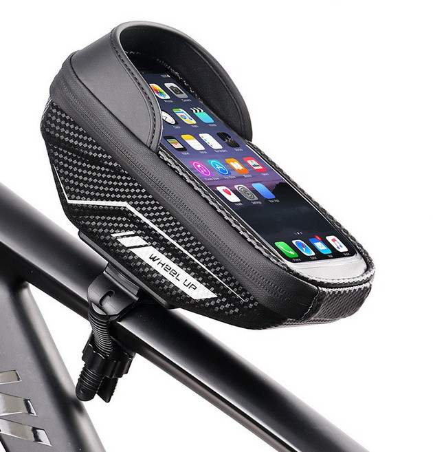 Wheel up 6.5인치 터치 하드케이스 방수 자전거 가방, G40, 1개