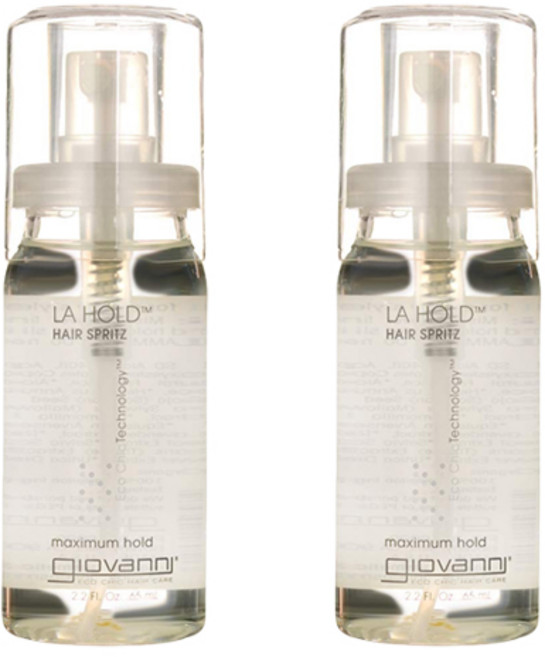 지오바니 L.A. 홀드 헤어 스프리츠 맥시멈 고정력, 65ml, 2개