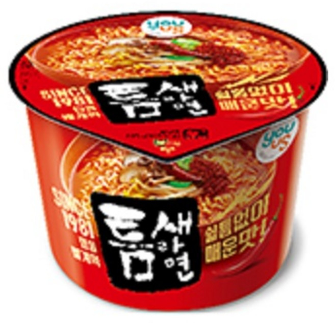 유어스 틈새라면 컵라면 큰컵, 32개