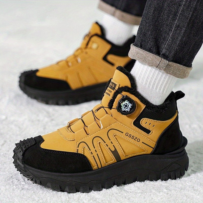 kago 남자 다이얼 등산화 빅 사이즈 통기성 운동화 심플 스니커즈 워커 발편한 방수 등산 부츠