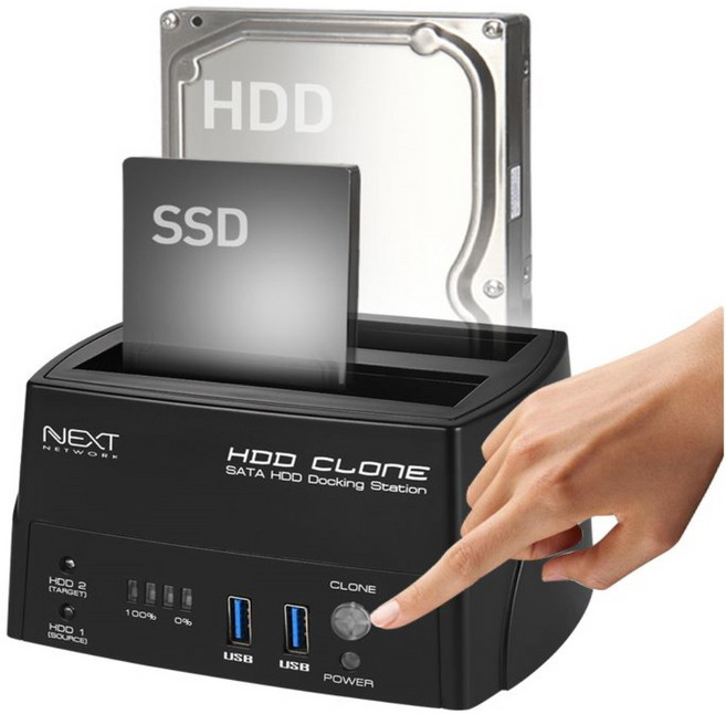 외장SSDHDD USB3.0 하드디스크복사 SATA3도킹스테이션 노트북컴퓨터 PC독 백업, 1개