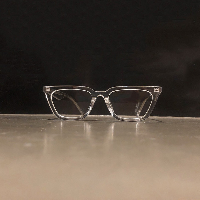 모던핏 남자 여자 패션 사각 캣아이 캣츠아이 힙한 투명 안경테 복고 뿔테 안경