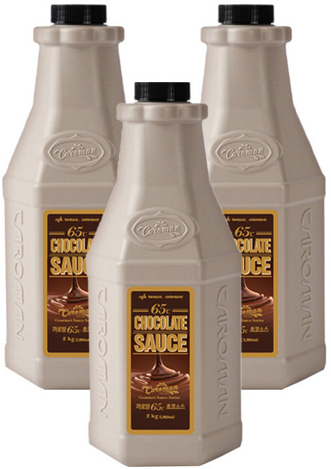 까로망 65c 다크 초코렛 소스, 2kg, 3개
