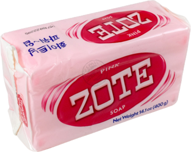 ZOTE 세탁비누 핑크, 400g, 8개