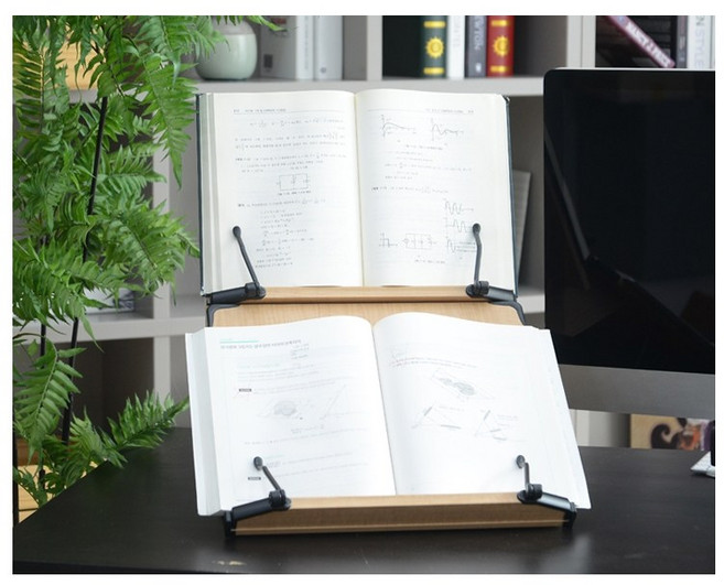 2단 독서대 에이스 s500 눈높이조절 각도조절 책받침 국내생산 분리가능 탈부착가능 거북목방지