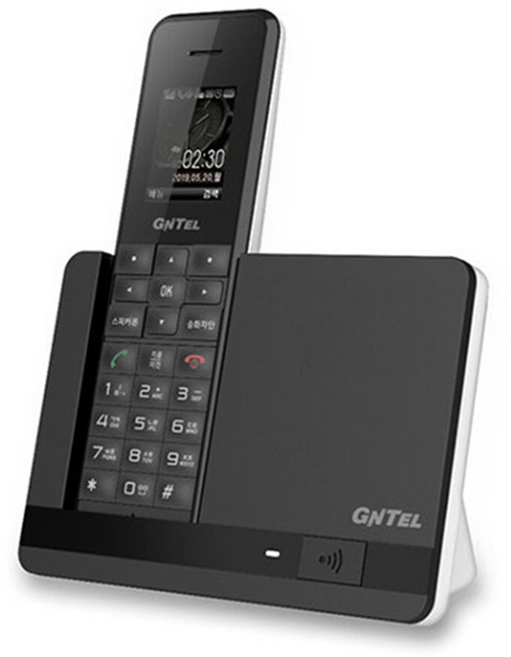 디지털 무선전화기 집전화기 발신자표시 알람기능, 1.7GHz 한글 발신자