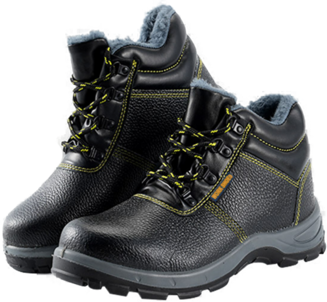 방한 안전화 남 여 보온 안전화 기모 털 안전화