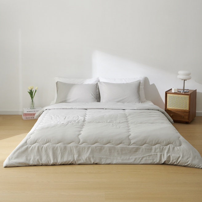 HOMERA호메라 사계절 호텔용 가볍고 부드러운 먼지 방지 간절기 차렵이불 이불솜