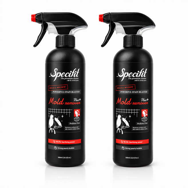 스페시핏 초강력 뿌리는 곰팡이 제거제, 500ml, 2개