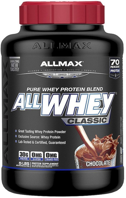 Allmax 經典乳清蛋白, 巧克力, 1入, 2.27公斤