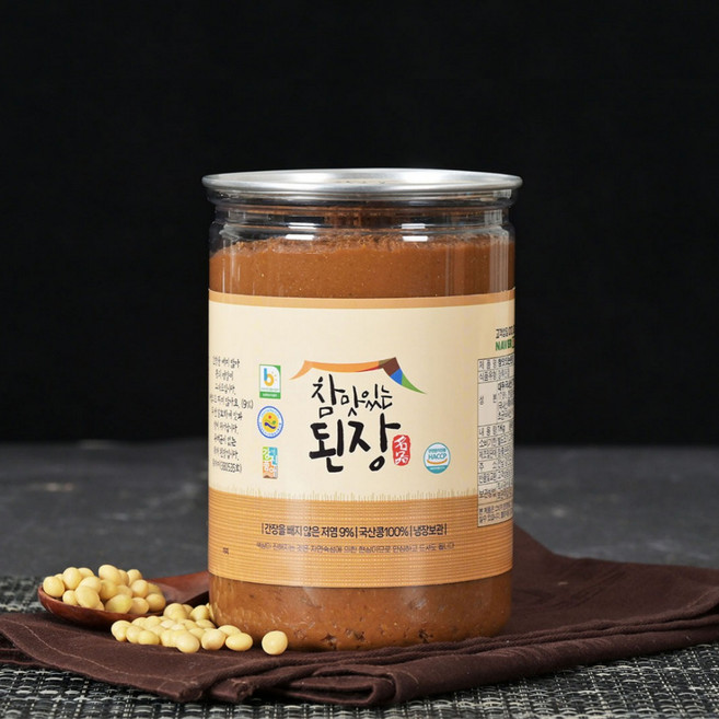 강진된장 국산콩 전통 재래 시골 저염 집된장 참맛있는된장 1kg, 1개