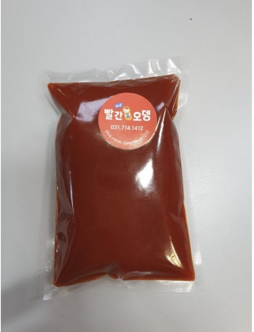 [식조은어묵전쟁] 빨간오뎅소스150g (소스만제공) 맛있게 매콤한 만능소스. 어묵탕에도 ok. 볶음요리에도 ok., 150g, 1개