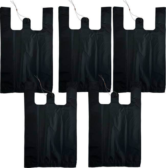 bearpaw 손잡이 마트 비닐봉투, 3L, 500개