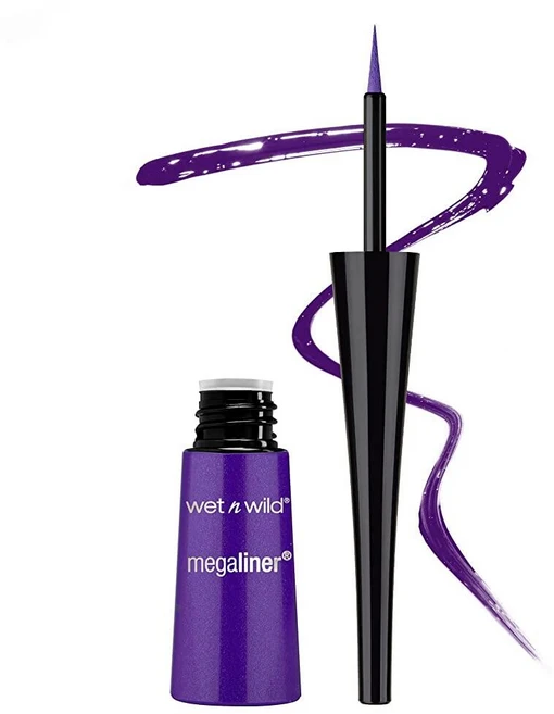 Wet n Wild 메가라이너 MegaLiner 리퀴드 아이라이너 브라운 다크 [호환], 0.1 Fl Oz (Pack of 1), 1개, 일렉트릭 퍼플 - 쿠팡