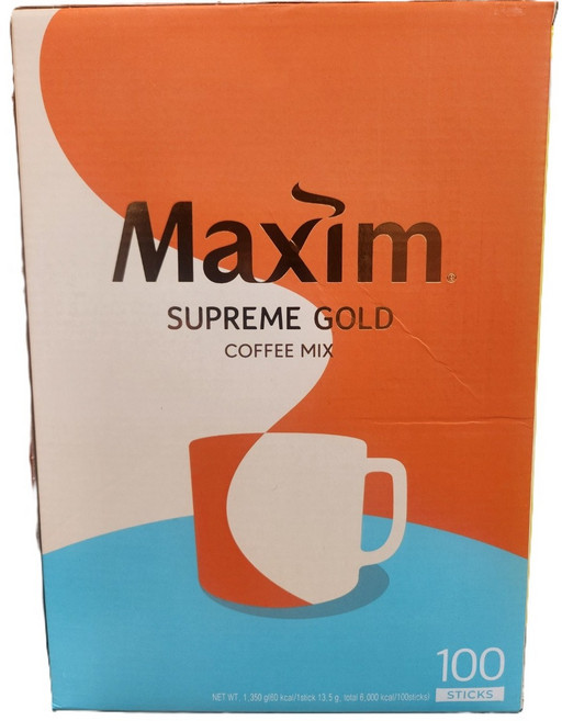맥심 슈프림골드 커피믹스 100입, 14g, 100개입, 1개