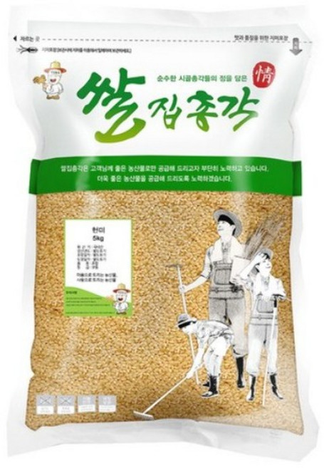 쌀집총각 현미, 5kg, 1개