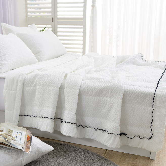 국산 여름이불 순면 냉감 시어서커 침구 60수 아사 SS