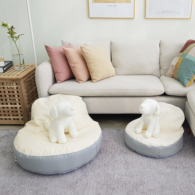 8DECO 강아지빈백 쿠션 하기빈백