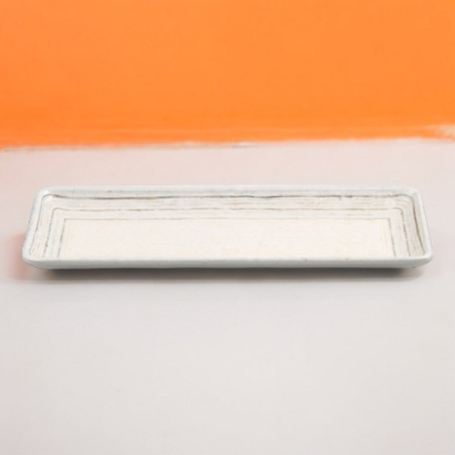 신선 스톤 직사각 플레이팅 업소용 반찬 앞접시, 1개