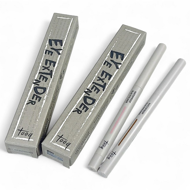 투크 아이 익스텐더 워터프루프 슬림 아이라이너 3g, 쿨티어, 2개