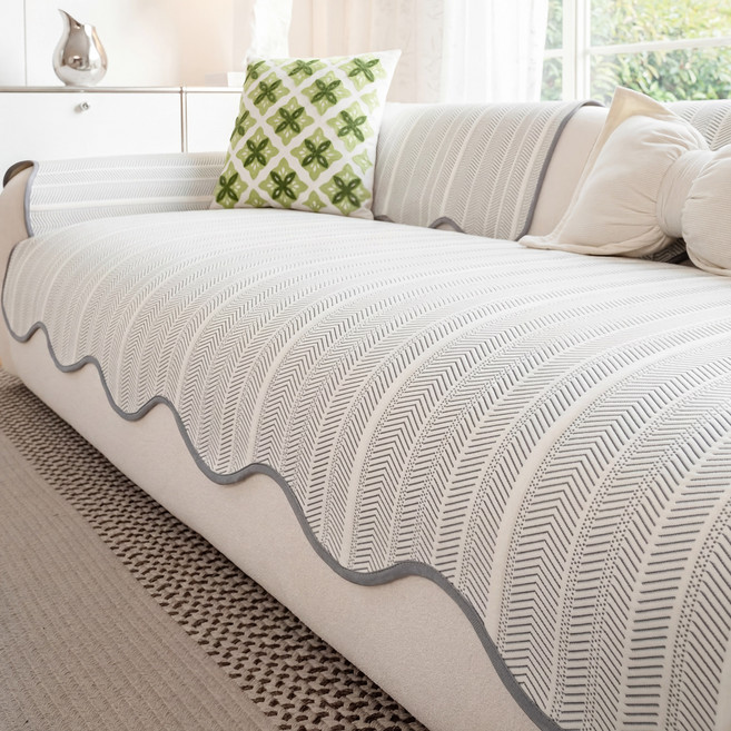 LINSHU 여름 냉감 쇼파패드 통기성 논슬립