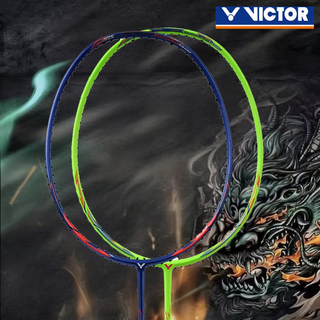 빅터 배드민턴라켓 아우라스피드SNP 가벼운 경량 선수용 올라운드형 배드민턴채 노스트링, 1개, BLUE 4U