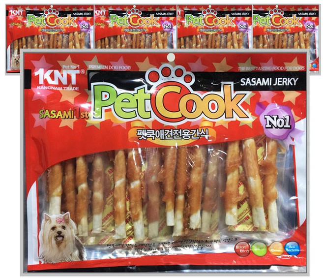 펫쿡 대용량 강아지육포 간식 300g x 5봉, z09 5봉, 1개