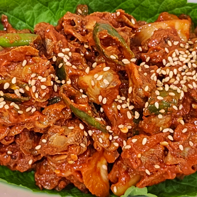 [전통수제 비법양념] 1%명품 꼬막장 양념 꼬막무침, 2개, 400g