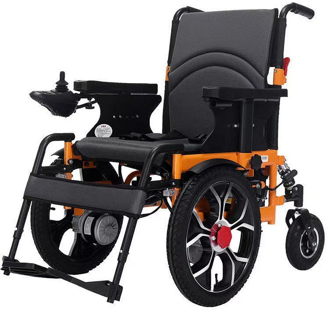 전동 휠체어 노인 스쿠터 실버 접이식 경량 환자 전륜 전동차 여행용, B. 납산 20A 25km, 1개