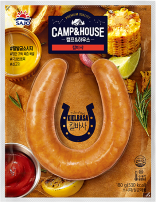 5분마켓 대림 킬바사 킬바사소세지 독일소세지 180g 12개 vv