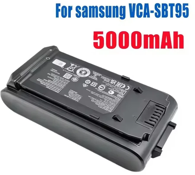 삼성 JET95 JET85 배터리용 VCA-SBT95 진공 배터리 VCA-SBTA95 VS20A95823W VS20A95943N VS20A95973B VS20B, 02 5000mAh
