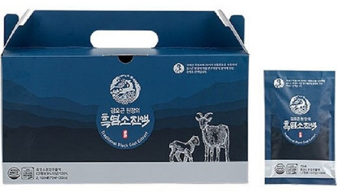 김오곤 원장의 흑염소 진액 1개월분, 70ml, 1박스