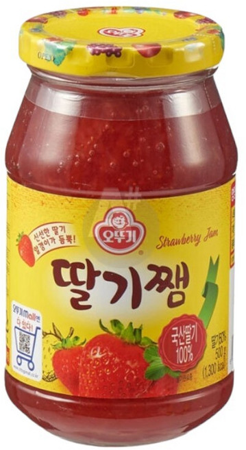 850g X 딸기잼 오뚜기 8개 과일쨈 스트로베리잼