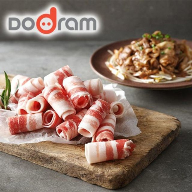 도드람한돈 냉동 대패 앞다리살 구이용, 1개, 300g