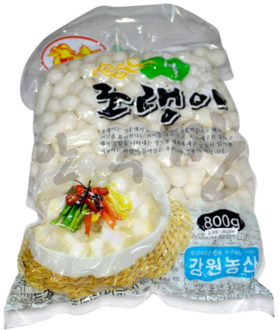 강원농산 조랭이떡 냉장 진공포장, 4개, 800g