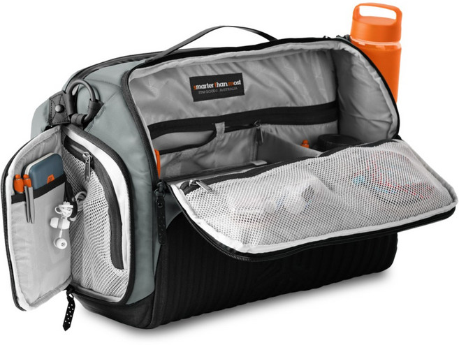 에스티엠굿즈 덕스 16L 15/16인치 노트북 메신저백, 그레이 스톰, 1개