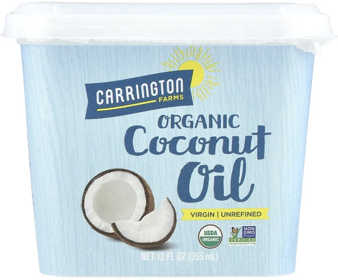 Carrington Farms 유기농 코코넛오일 비정제 355ml(12fl oz), CarringtonFarms유기농코코넛오일비정제355m, 1개, 355ml - 쿠팡