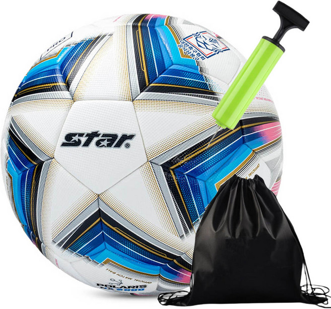 스타 축구공 폴라리스 NX2000 투센 볼펌프 볼가방, 1개